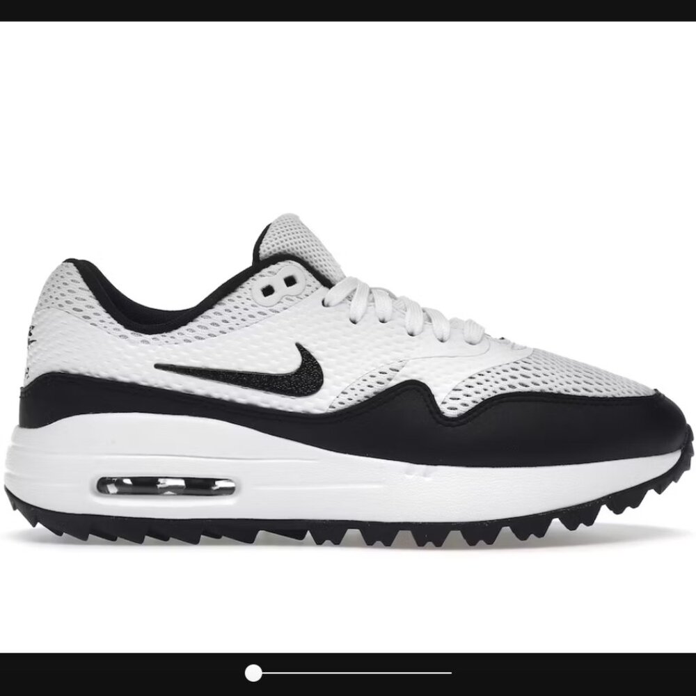 Women’s Nike Air Max 1 G Spikeless Golf Shoes White/Black CI7736-100